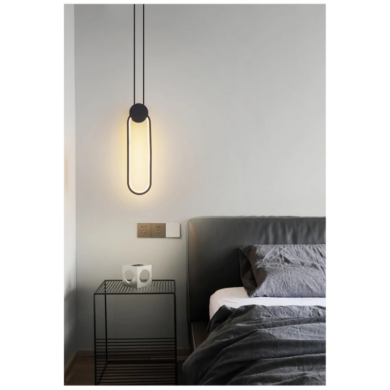 SE LED 20 ELLO BLACK PENDANT 15W 3CCT WITH MEMORY 2 YEARS WARRANTY Δ1