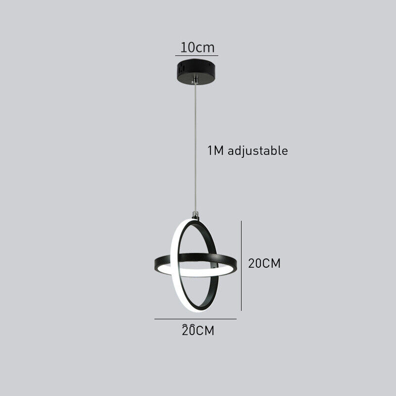 SE LED 20 VETA BLACK PENDANT 24W  3CCT WITH MEMORY 2 YEARS WARRANTY Ζ4 Δ2 Ε1