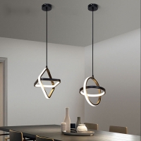 SE LED 20 VETA BLACK PENDANT 24W  3CCT WITH MEMORY 2 YEARS WARRANTY Ζ4 Δ2 Ε1