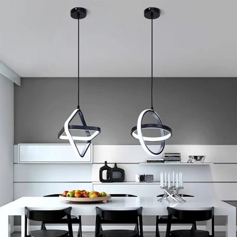 SE LED 20 VETA BLACK PENDANT 24W  3CCT WITH MEMORY 2 YEARS WARRANTY Ζ4 Δ2 Ε1