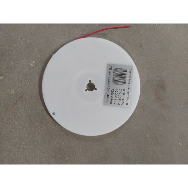 SE-ST18-4K LED STRIP 18W 24V 4000K 120Chips/m 10m 10mm 5 YEARS WARRANTY PRICE PER METER