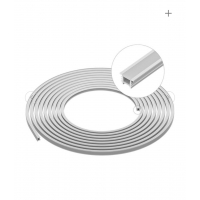 SE-SWL-17 SILICON 1,2*1,2CM WITH LACE 17MM FOR LED STRIP PRICE PER METER