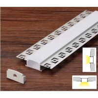 SE-PROW-30 ALUMINIUM PROFILE WITH WINGS 2,8*1,4CM TRIMLESS  PRICE PER METER
