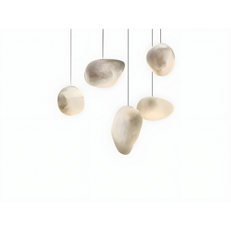 SE21-MB-230  CICLO MARBLE PENDANT 23*15*15cm G9 220V IP20 2YEARS WARRANTY