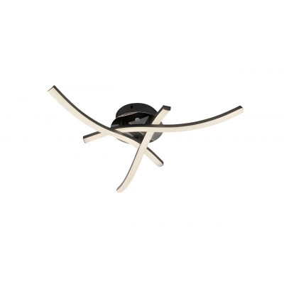 SE LED 46 ALORA BLACK CEILING 46x46x8cm 24W 3CCT WITH MEMORY IP20 2 YEARS WARRANTY E3