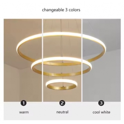 SE LED 60  DAMITA GOLD PENDANT 60x40x20cm 57W 3CCT WITH MEMORY IP20 2 YEARS WARRANTY A2