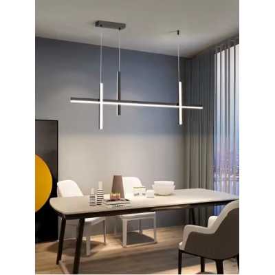 SE LED 27 BEATRICE BLACK PENDANT 100x6x13cm 27W IP20  3CCT WITH MEMORY 2 YEARS WARRANTY Α1