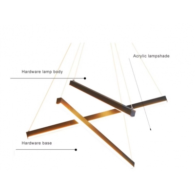 SE LED 30 BEATRICE BLACK  PENDANT 60x60x150cm 30W IP20  3CCT WITH MEMORY 2 YEARS WARRANTY Α1