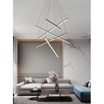 SE LED 50 BEATRICE BLACK PENDANT 60x60x150cm 50W IP20  3CCT WITH MEMORY 2 YEARS WARRANTY Α1