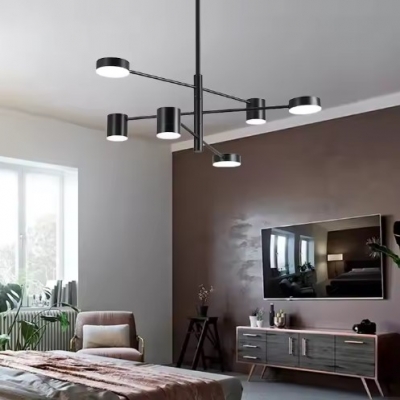 SE LED 30 PIEDRA BLACK  PENDANT 85x80cm 30W IP20  3CCT WITH MEMORY 2 YEARS WARRANTY Γ5