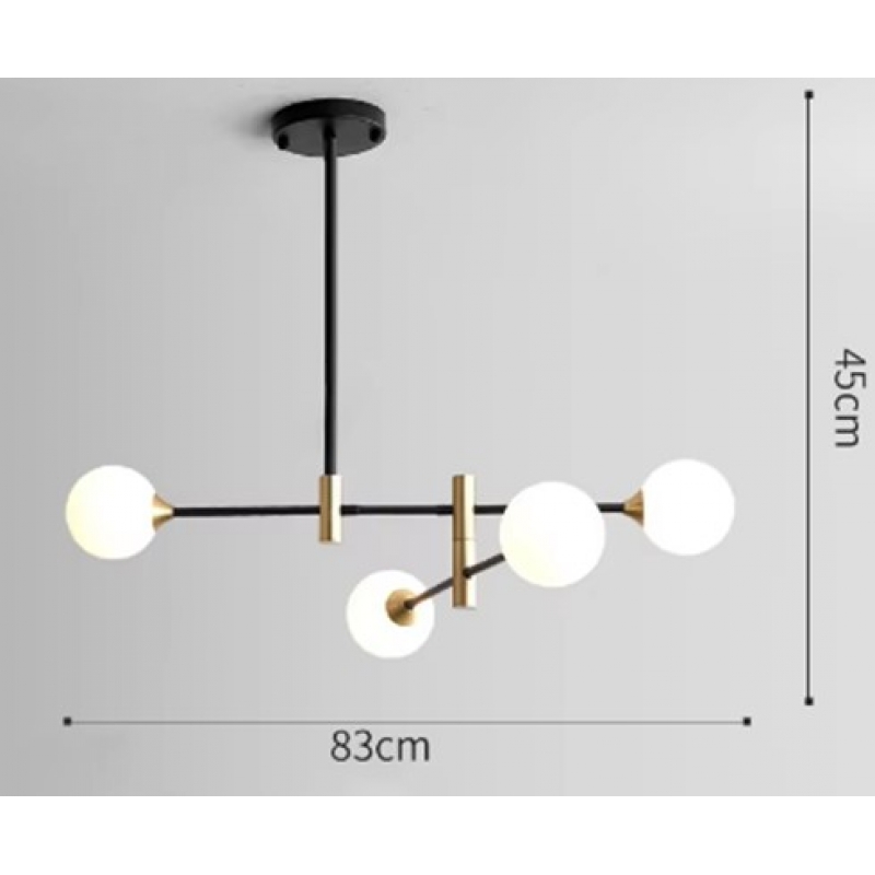 SE21-HA-4 HARUTO BLACK AND GOLD PENDANT OPAL 70x70x70 E27*4 MAX 60W IP20 2 YEARS WARRANTY SE21-HA-4 HARUTO BLACK AND GOLD PENDANT OPAL 70x70x70 E27*4 MAX 60W IP20 2 YEARS WARRANTY