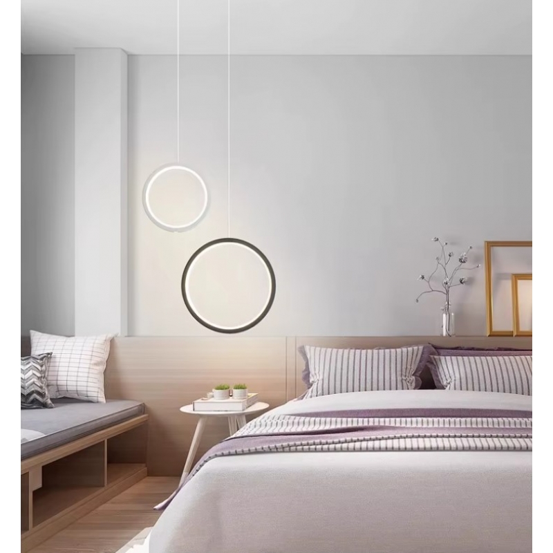 SE LED 16 AINA BLACK AND WHITE PENDANT 16+22x100cm 16W IP20 3CCT WITH MEMORY 2 YEARS WARRANTY SE LED 16 AINA BLACK AND WHITE PENDANT 16+22x100cm 16W IP20 3CCT WITH MEMORY 2 YEARS WARRANTY