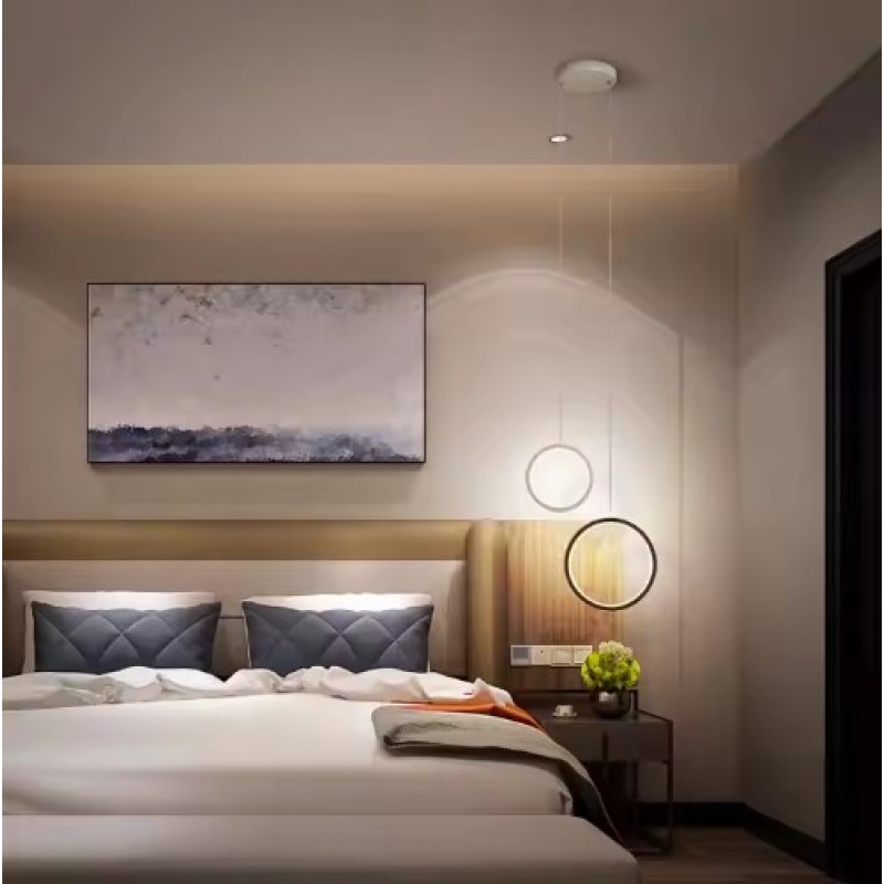 SE LED 16 AINA BLACK AND WHITE PENDANT 16+22x100cm 16W IP20 3CCT WITH MEMORY 2 YEARS WARRANTY SE LED 16 AINA BLACK AND WHITE PENDANT 16+22x100cm 16W IP20 3CCT WITH MEMORY 2 YEARS WARRANTY