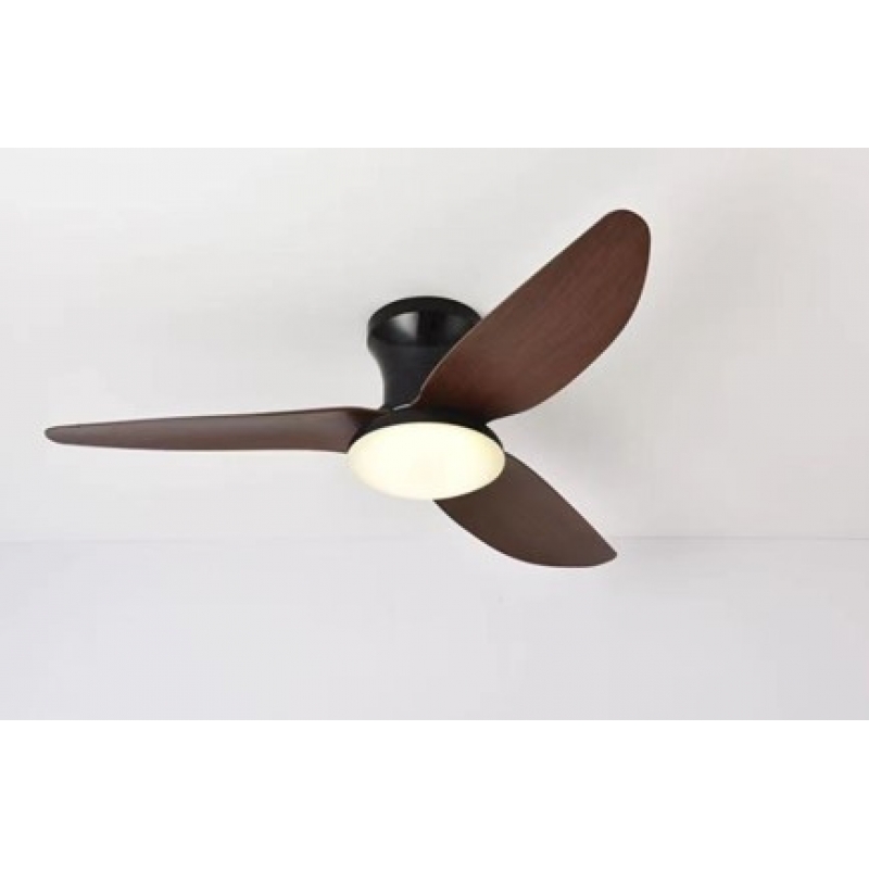 SE LED F100 WINDY BLACK-BROWN FAN 30W SMART WITH CONTROL 100x100x50cm 3000k-6500k 85-265V 2 YE