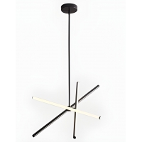 SE LED 50  VAMOS PENDANT BLACK 23W 3CCT 50x50x110cm IP20 220V 2 YEARS WARRANTY A2