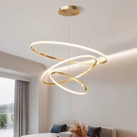 SE LED 80 STELINA PENDANT GOLD 80-60-40cm 84W 3CCT IP20 220V 2 YEARS WARRANTY A1 SE LED 80 STELINA PENDANT GOLD 80-60-40cm 84W 3CCT IP20 220V 2 YEARS WARRANTY A1