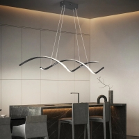 SE LED 95 QUEEN PENDANT BLACK 24W  3CCT 95x8x100cm IP20 220V 2 YEARS WARRANTY Ε2