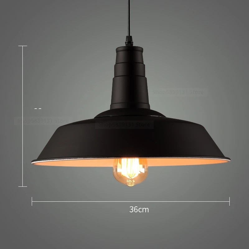SE21-BL-35 SPACE PENDANT LAMP BLACK E27 35x100cm IP20 220V 2 YEARS WARRANTY Ε2