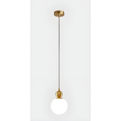 SE21-BR-10 WASY PENDANT BRASS OPAL E14 15x100cm IP20 2 YEARS WARRANTY Ε2