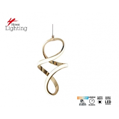 SE LED 15 ENNI PENDANT GOLD 18W  3CCT 15x100cm IP20 2 YEARS WARRANTY Z3