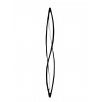 SE LED 100 SIGMA PENDANT BLACK 49W  3CCT 20x100cm IP20 220V 2 YEARS WARRANTY Α1