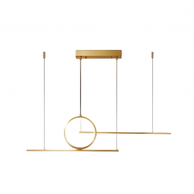 SE LED 100 LUFICET PENDANT GOLD 24W  3CCT 100x6x100cm IP20 2 YEARS WARRANTY A2