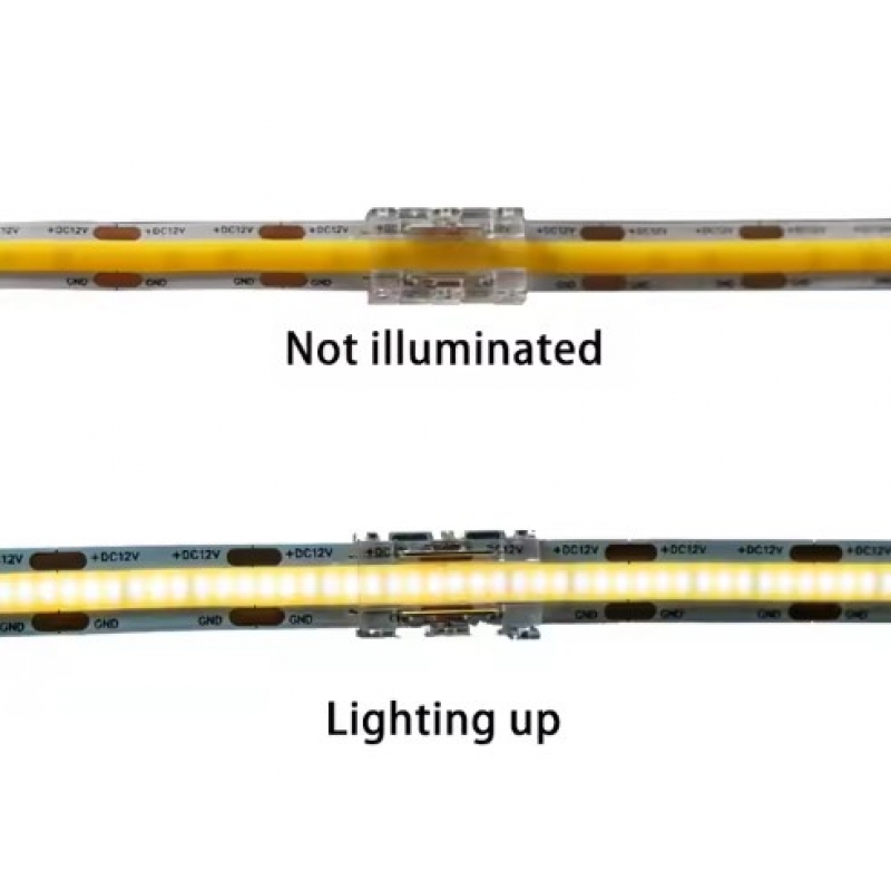 SE21-CS-LST CONNECTOR STRAIGHT FOR LED STRIPS 8MM