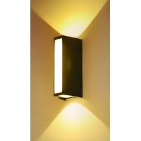 SE LED 155 BRICK S OUTDOOR WALL LAMP BLACK 6+4W 3000K SE LED 155 BRICK S OUTDOOR WALL LAMP BLACK 6+4W 3000K