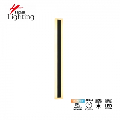 SE LED 80 LINEAX  WALL LAMP  3CCT WITH MEMORY  BLACK  2YEARS WARRANTY