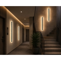 SE LED 80 LINEAX  WALL LAMP  3CCT WITH MEMORY  BLACK  2YEARS WARRANTY