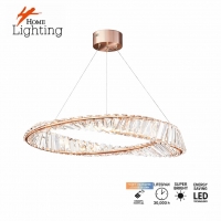 SE LED 80  OVELA ROSE GOLD  Φ80cm 3CCT REMOTE CONTROL 2 YEARS WARRANTY