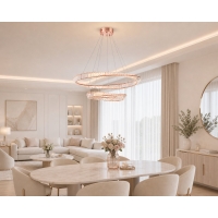 SE LED 60+80 OVELA ROSE GOLD Φ60+80cm 3CCT REMOTE CONTROL 2 YEARS WARRANTY SE LED 60+80 OVELA ROSE GOLD Φ60+80cm 3CCT REMOTE CONTROL 2 YEARS WARRANTY