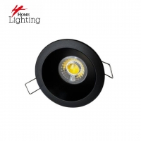 SE-SP-DL-R-BL GLIM SPOTLIGHT DOWNLIGHT RECESSED GU10 BLACK FOR HOLE 70mm
