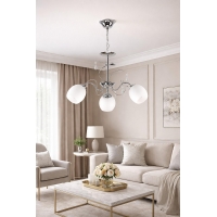 KQ 2221/3 FERROW PENDANT CHROME-OPAL GLASS Ζ3