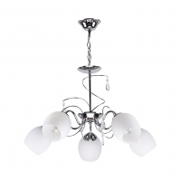 KQ 2221/5 FERROW PENDANT CHROME-OPAL GLASS Ζ3
