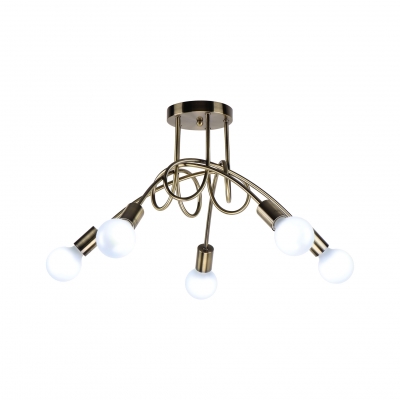 KQ 2627/5 QUIRKY ANTIQUE BRONZE CEILING LAMP Δ3