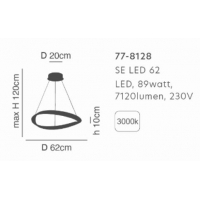 SE LED 60 MATEO PENDANT COFFEE BROWN Β5 SE LED 60 MATEO PENDANT COFFEE BROWN Β5
