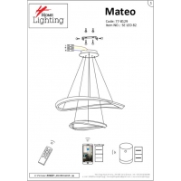 SE LED SMART 80  MATEO PENDANT COFFEE BROWN Β5