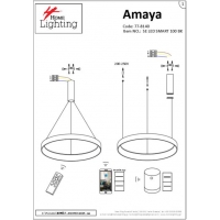 SE LED SMART 100 AMAYA PENDANT BLACK Δ5 SE LED SMART 100 AMAYA PENDANT BLACK Δ5