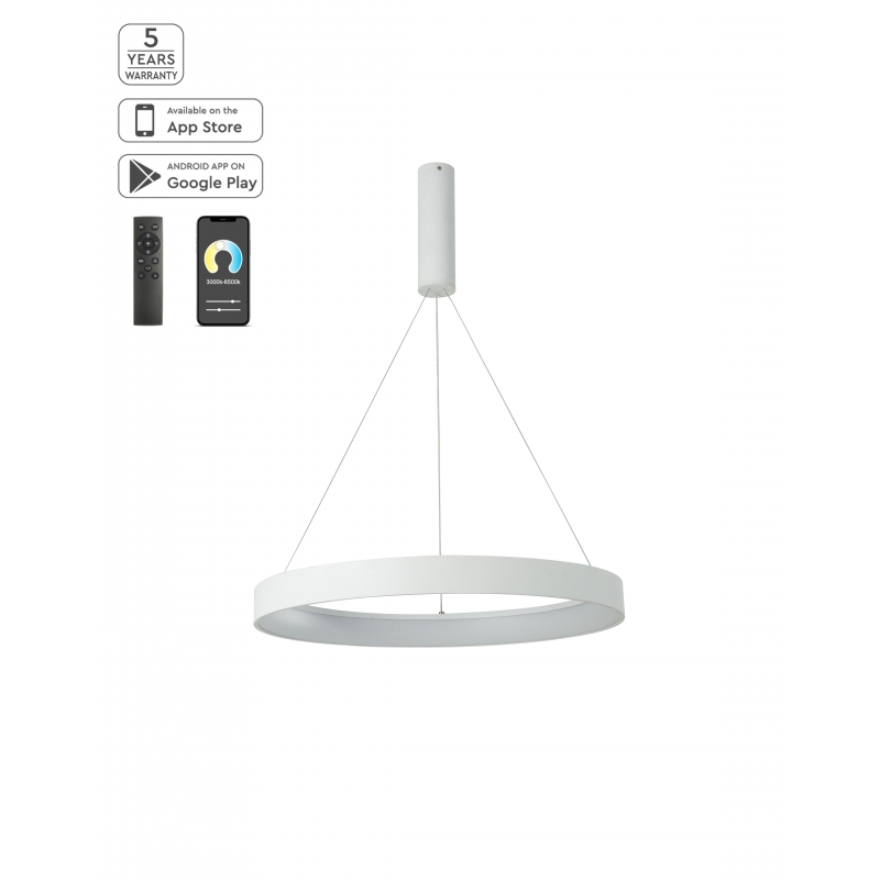 SE LED SMART 60 AMAYA PENDANT WHITE Δ5 SE LED SMART 60 AMAYA PENDANT WHITE Δ5