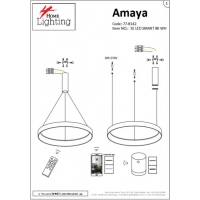 SE LED SMART 80 AMAYA PENDANT WHITE Δ5