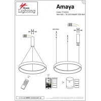 SE LED SMART 100 AMAYA PENDANT WHITE Δ5 SE LED SMART 100 AMAYA PENDANT WHITE Δ5