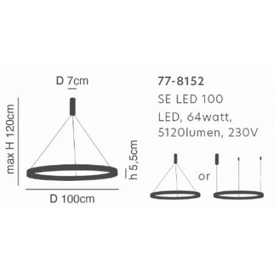 SE LED 100 AMAYA PENDANT COPPER Γ5 SE LED 100 AMAYA PENDANT COPPER Γ5