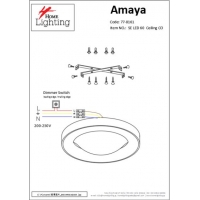 SE LED 60 AMAYA CEILING COPPER Δ3 SE LED 60 AMAYA CEILING COPPER Δ3