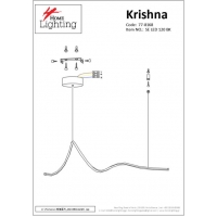 SE LED 120 KRISHNA PENDANT BLACK Γ3 SE LED 120 KRISHNA PENDANT BLACK Γ3
