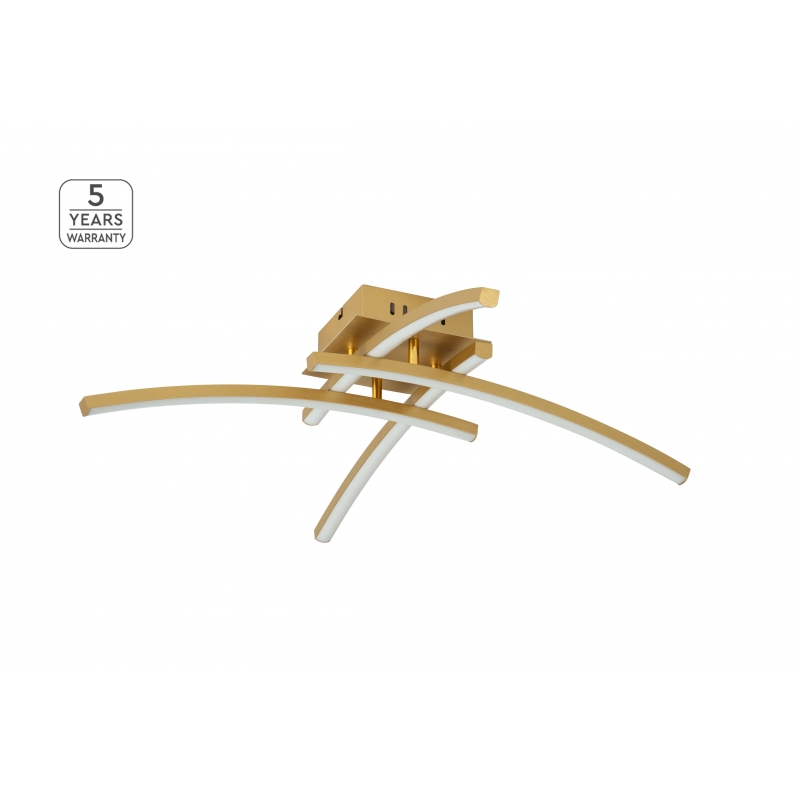 SE LED 65-4 XENA CEILING BRUSHED GOLD Ε3 SE LED 65-4 XENA CEILING BRUSHED GOLD Ε3
