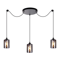 KQ 8877-3A SMOG PENDANT SMOKED GLASSES Ζ2 KQ 8877-3A SMOG PENDANT SMOKED GLASSES Ζ2