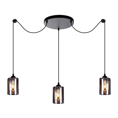 KQ 8877-3A SMOG PENDANT SMOKED GLASSES Ζ2 KQ 8877-3A SMOG PENDANT SMOKED GLASSES Ζ2