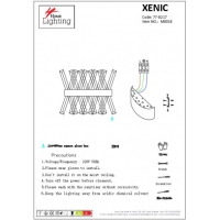 M8018  XENIC GOLD MATT WALL LAMP Γ3