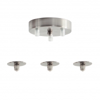 SE21-NM-4-NM3-GR1 ADEPT TUBE Nickel Matt Pendant Black Metal Grid+